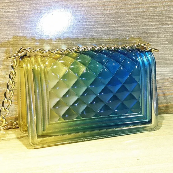 Pvc Jelly bag for girls back pic