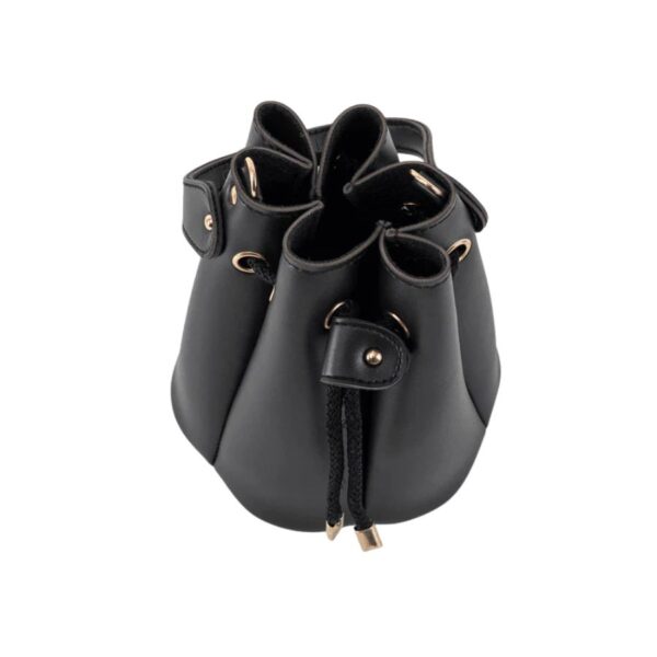 Black Basket bag for girls top view