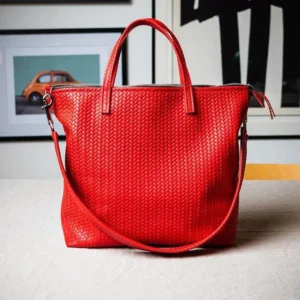 Red Tote Bag for Girls