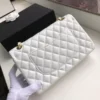 white double ring crossbody bag back side